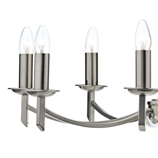 Ambassador 8 Light Dual Mount Pendant Satin Chrome