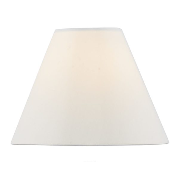 Blenheim Ivory Faux Silk Tapered Drum Shade 30cm