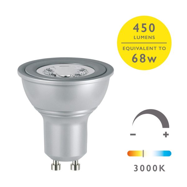 (SOLD AS 5PK) GU10 LED DIM 6W 450LM LAMP