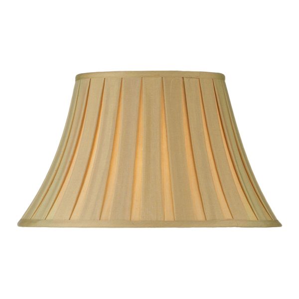 Nell Gold Faux Silk Empire Shade 37.5cm