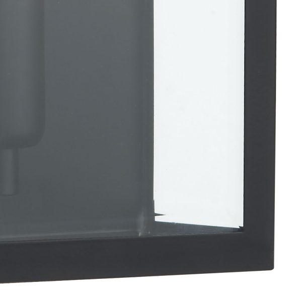 Notary Rectangle Wall Bracket Black IP44