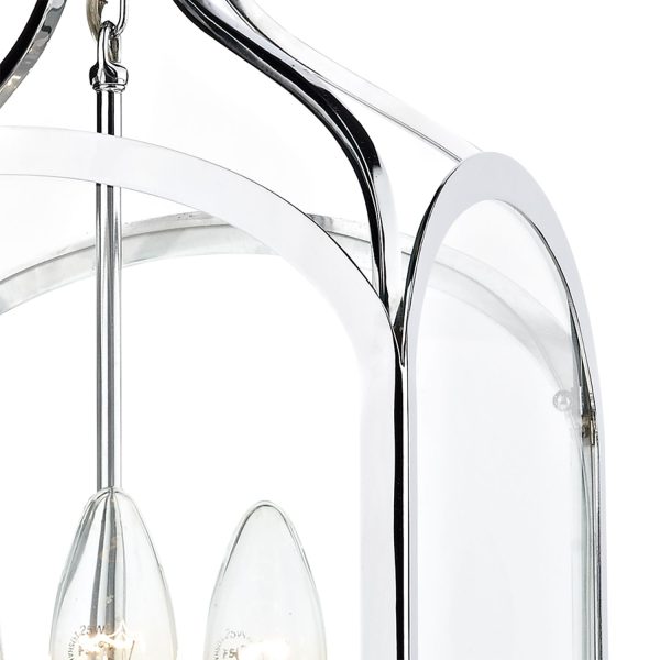 Senator 3 Light Pendant Polished Chrome