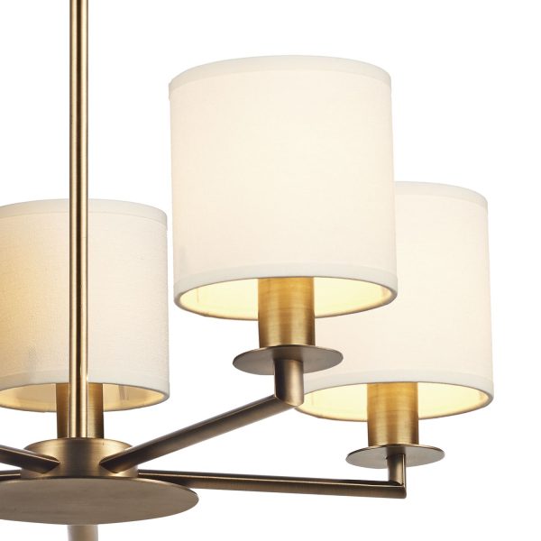 Tyler 5 Light Pendant Dual Mount Bronze