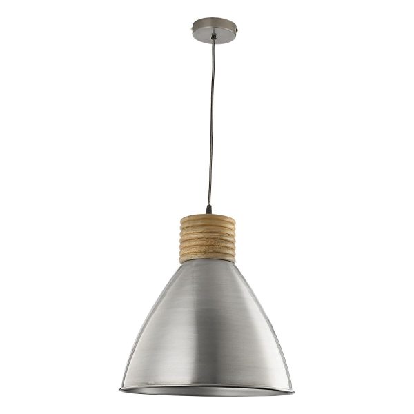 Vimbai Pendant Zinc & Wood