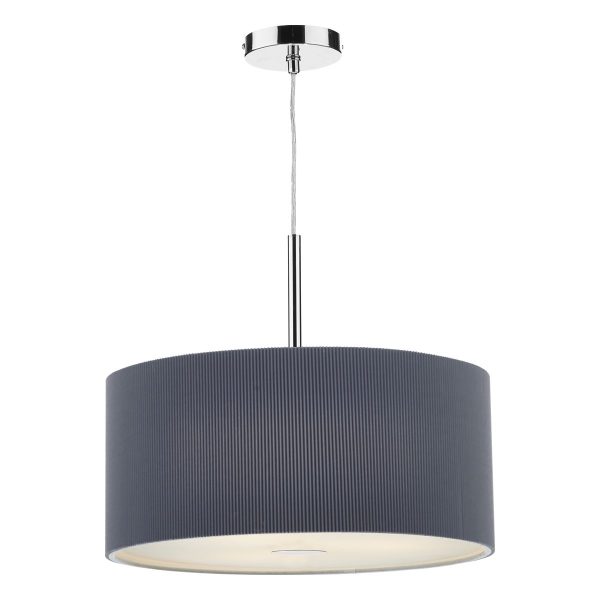 Zaragoza 3 Light Pendant 60CM Grey