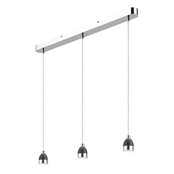 3lt Bar Modular Suspension Polished Chrome LED